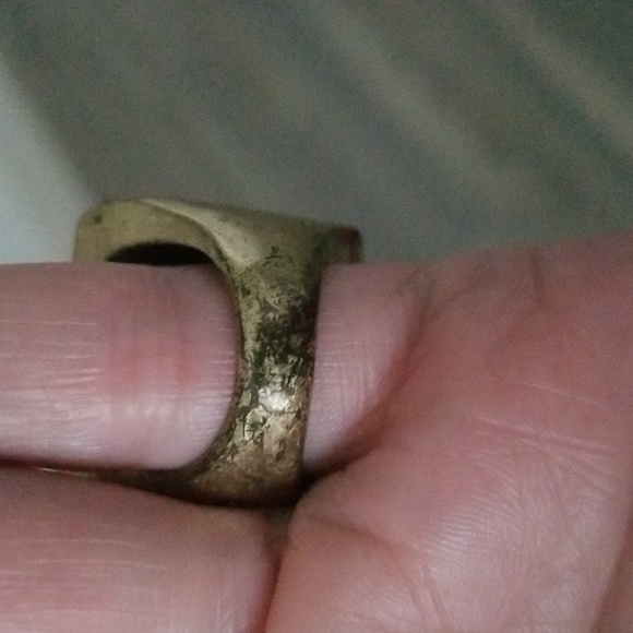 Pave Lia Sophia vintage ring size 5 statement piece - Picture 4 of 5